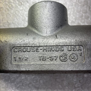 ** New Crouse-Hinds (1) TB57 1-1/2" Conduit (2) 1 1/2 T 57 +Warranty# - Image 7