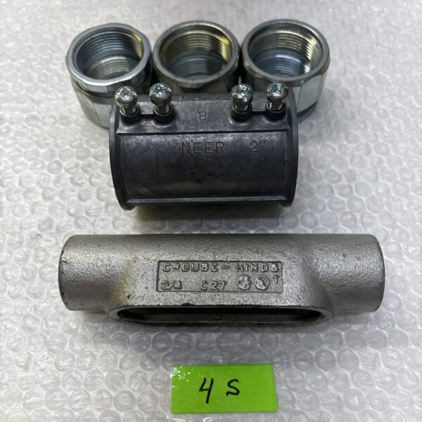 ** New Rigid Conduit Couplings 3/4 C27,Neer 2” TC-516,3 Couplings 2”+Warranty# Main Image