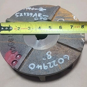 *NEW SURPLUS* Wemco 52139AR-080 Pump Impeller 8" 30199CD G022940 + Warranty! - Image 8