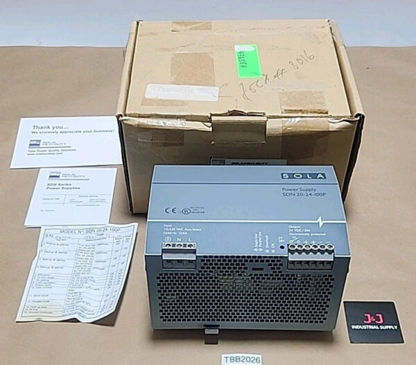 *NEW* Sola Hevi-Duty SDN20-24-100P Power Supply 115/230Vac 50/60Hz + Warranty! Main Image