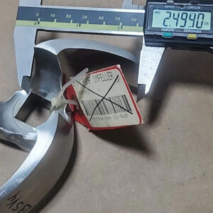 *PREOWNED* Tri-Clover 3 Vane Stainless Impeller 5-1/4” OD 3/4” Shaft + Warranty! - Image 9