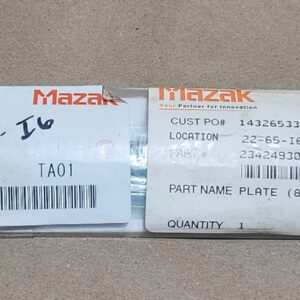 *NEW SURPLUS* Mazak 23424930201 Plate (87.07-PT) TA01 + Warranty! - Image 2