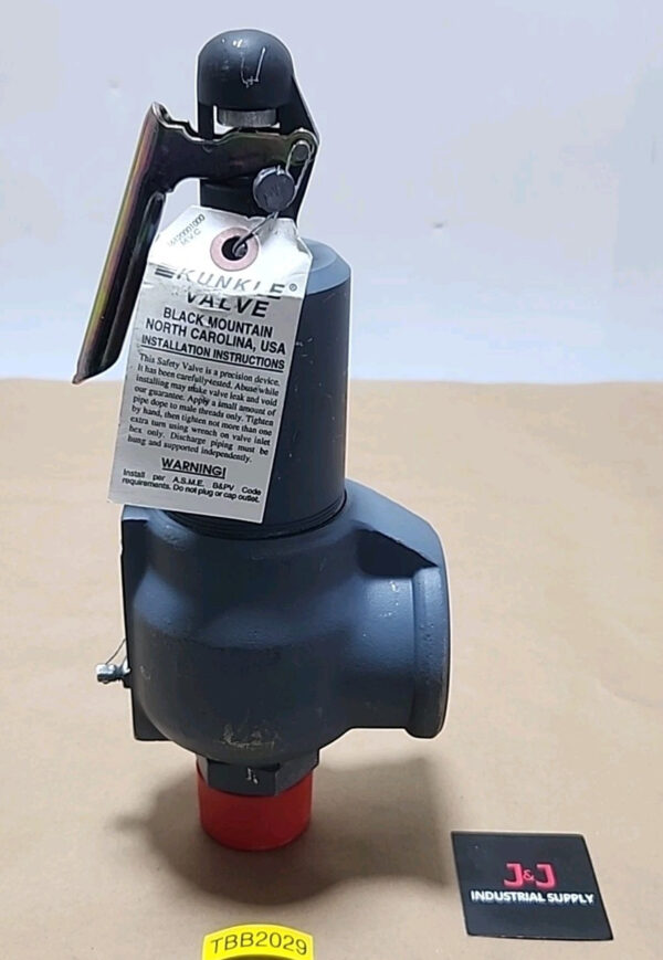 *NEW* Kunkle Valve 910BGFM03ALE 1-1/4" Safety Relief Valve 60Psig Set + Warranty Main Image