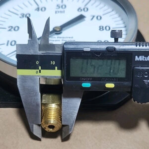 *NEW* Ashcroft 2071 Brass 4-1/2" Pressure Gauge 1/4" Npt Lower 100Psi + Warranty - Image 3