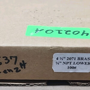 *NEW* Ashcroft 2071 Brass 4-1/2" Pressure Gauge 1/4" Npt Lower 100Psi + Warranty - Image 9