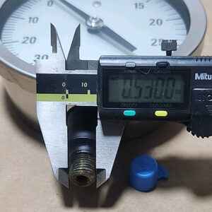 *NEW* Ashcroft Compound Gauge 0-30Hg to 0-30Psi Bronze Tube & Brass + Warranty! - Image 6
