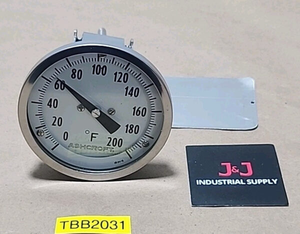 *NEW SURPLUS* Ashcroft TI-510B Bimetal Thermometer 0-200°F + Warranty! Main Image