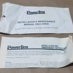 *PREOWNED* Emerson Series 1900 PowerLine Inline Gearmotor For A-300 + Warranty! - Image 8