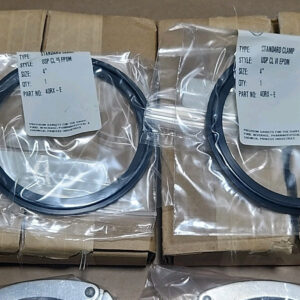 *NEW* [2] 2560051 Stainless Tri-Clamp 3Pc 4" Clamp & 4" Gasket 40RX-E + Warranty - Image 7