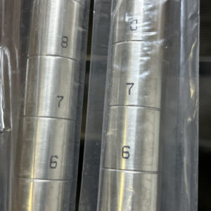 (2) Uline H-8339 Posts For Stainless Steel Wire Shelving 34” 2 Per Box - Image 3