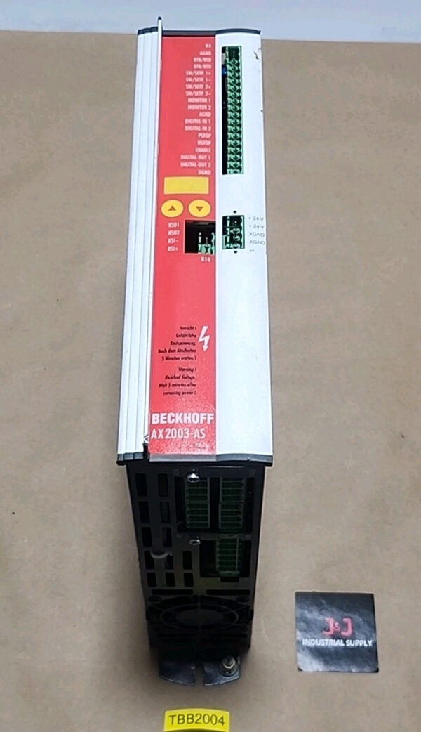 *PREOWNED* Beckhoff AX2003-AS S60301-520 Servo Drive Amplifier 2kVA + Warranty! Main Image