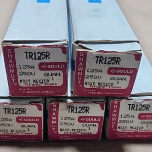 *NEW SURPLUS* [5] Gould Shawmut TR125R Tri-onic Fuse RK5 125A 250Vac + Warranty! - Image 2