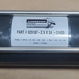 *REPAIRED* Hydraulic Cylinder Welded Double Acting 2.5" x 24" 316-SS + Warranty! - Image 2