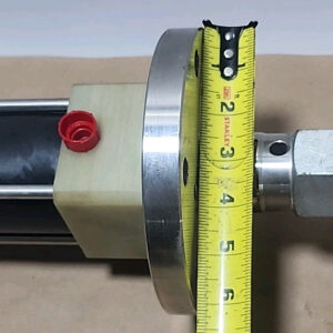 *REPAIRED* Hydraulic Cylinder Welded Double Acting 2.5" x 24" 316-SS + Warranty! - Image 6