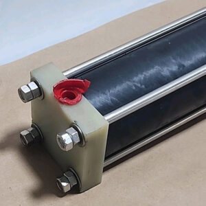 *REPAIRED* Hydraulic Cylinder Welded Double Acting 2.5" x 24" 316-SS + Warranty! - Image 7