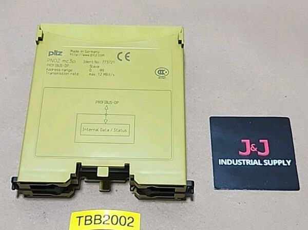 *PREOWNED* Pilz PNOZ mc3p Profibus-DP Slave Module 12MBit/s 773721 + Warranty! Main Image