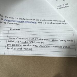 New no box Rosemount Liquid Analyzer 1056-02-21-30-AN-UL Warranty 🇺🇸 - Image 6