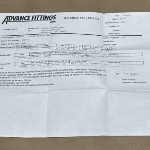 BRAND NEW- ADVANCE T316L 6β Fitting End Cap 16AMP-6-316L-PM 52003-012 + WARRANTY - Image 5