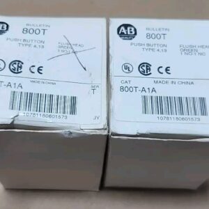 *NEW* [2] Allen-Bradley 800T-A1A /T Green Push Button Flush Head + Warranty! - Image 8