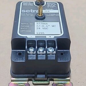 *NEW* Setra 264120-14 Pressure Transmitter +/-0.1" WC 24Vdc C264 + Warranty! - Image 3
