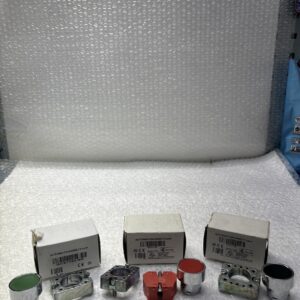 **AUTOMATION DIRECT 1 GCX1102-SC GRN, 1-GCX1101 RED, 1-GCX1100 BLK, PUSHBUTTONS# - Image 1