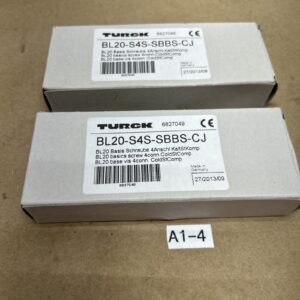 (2) Turck, BL20-S4S-SBBS-CJ, Basic Screw Terminal Connector Plugs Fast Shipping - Image 1