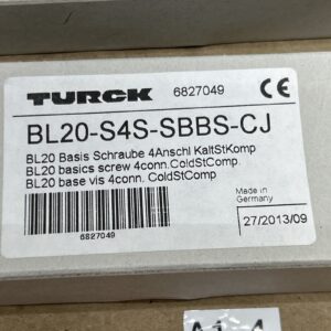 (2) Turck, BL20-S4S-SBBS-CJ, Basic Screw Terminal Connector Plugs Fast Shipping - Image 2