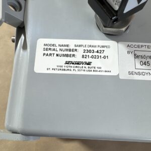 Sensidyne 821-0231-01 Sample Draw System Gas Detection Warranty 🇺🇸 - Image 5