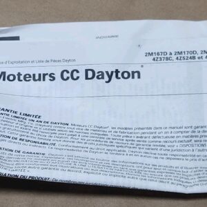 *NEW* Dayton 2M509A Permanent Magnet DC Motor 1/3Hp 90Vdc 1725Rpm + Warranty! - Image 11