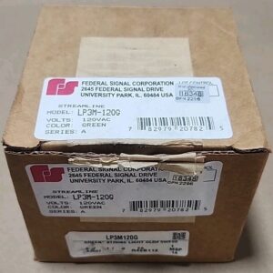*NEW* Federal Signal LP3M-120G Green StreamLine Strobe Light 120Vac + Warranty! - Image 9