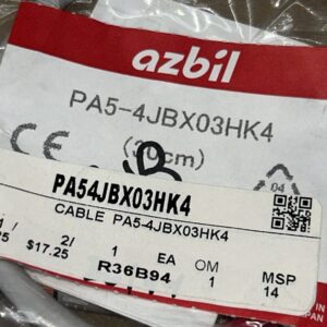 (2) Azbil PA5-4JBX03HK4 4-Pin 30cm Cords New In Sealed Bags - Image 3