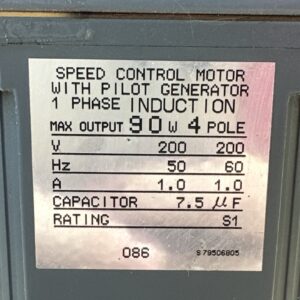 NEW NO BOX- Mitsubishi Geared Motor GM-J2SET 1:30 Gear Size- AE 90W 4P 200V 1A - Image 11