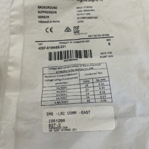 *Allen-Bradley*42EF-B1MNBE-Z21 Photoswitch Background Suppression Sensor; 100MM - Image 6