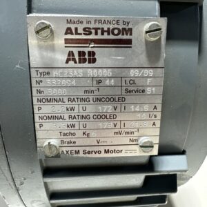 *NEW* ABB Alsthom MC23AS-R0006 AXEM Servo Motor 3.3kW 178V ~ Warranty - Image 8