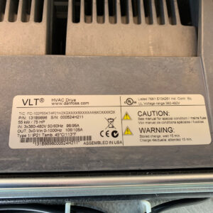 Danfoss VLT HVAC Drive FC-102P55KT4P21 55kW/75Hp 380/480VAC Warranty - Image 11