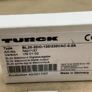 Turk BL20-2DO-120/230VAC-0.5A 6827137 NIB Fast Shipping! + Warranty - Image 2