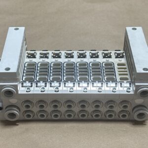 NEW SURPLUS- SMC VV5Q2108C6FU3 Pneumatic Manifold + AXT100-DS25-050 Data Cable - Image 4