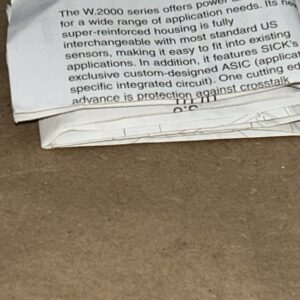 NEW SICK WL2000-B5300S01 PHOTELECTRIC PROXIMITY SENSOR 7025980 NIB + WARRANTY - Image 8