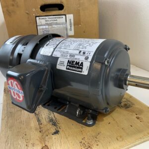 US Motors Nidec FD18 1HP Motor Shur Stop 3lb-ft Electric Brake 208-230/460 New - Image 3