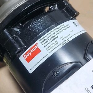 *NEW* Dayton 4JMV3A Centrifugal Pump 1/2Hp Dayton PPT05011GGG Motor + Warranty! - Image 4