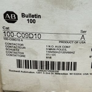 (2) New Allen Bradley 100-C09D10 IEC Contactor 120VAC Fast Shipping! + Warranty - Image 6