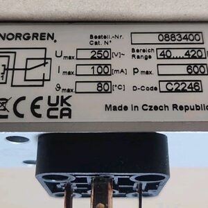 *NEW* IMI Norgren 0883400 Pressure Switch 250V 40-420Bar 4-Pin + Warranty! - Image 3