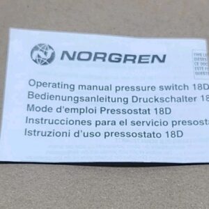 *NEW* IMI Norgren 0883400 Pressure Switch 250V 40-420Bar 4-Pin + Warranty! - Image 9